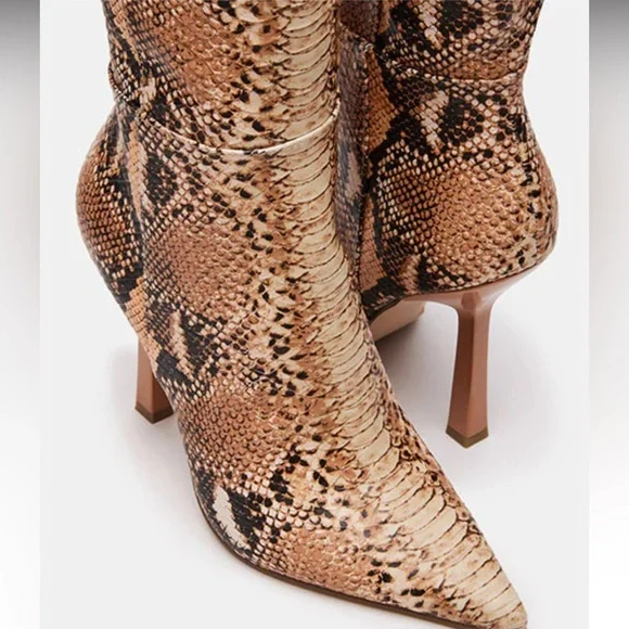 Cathleen snakeskin boots - Picture 2 of 11